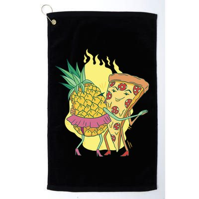 Pizza And Pineapple Dancing Golf Towel