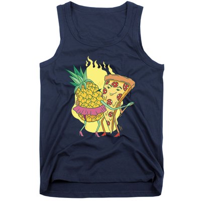 Pizza And Pineapple Dancing Tank Top