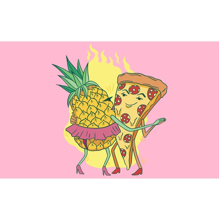 Pizza And Pineapple Dancing Bumper Sticker