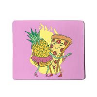 Pizza And Pineapple Dancing Mousepad