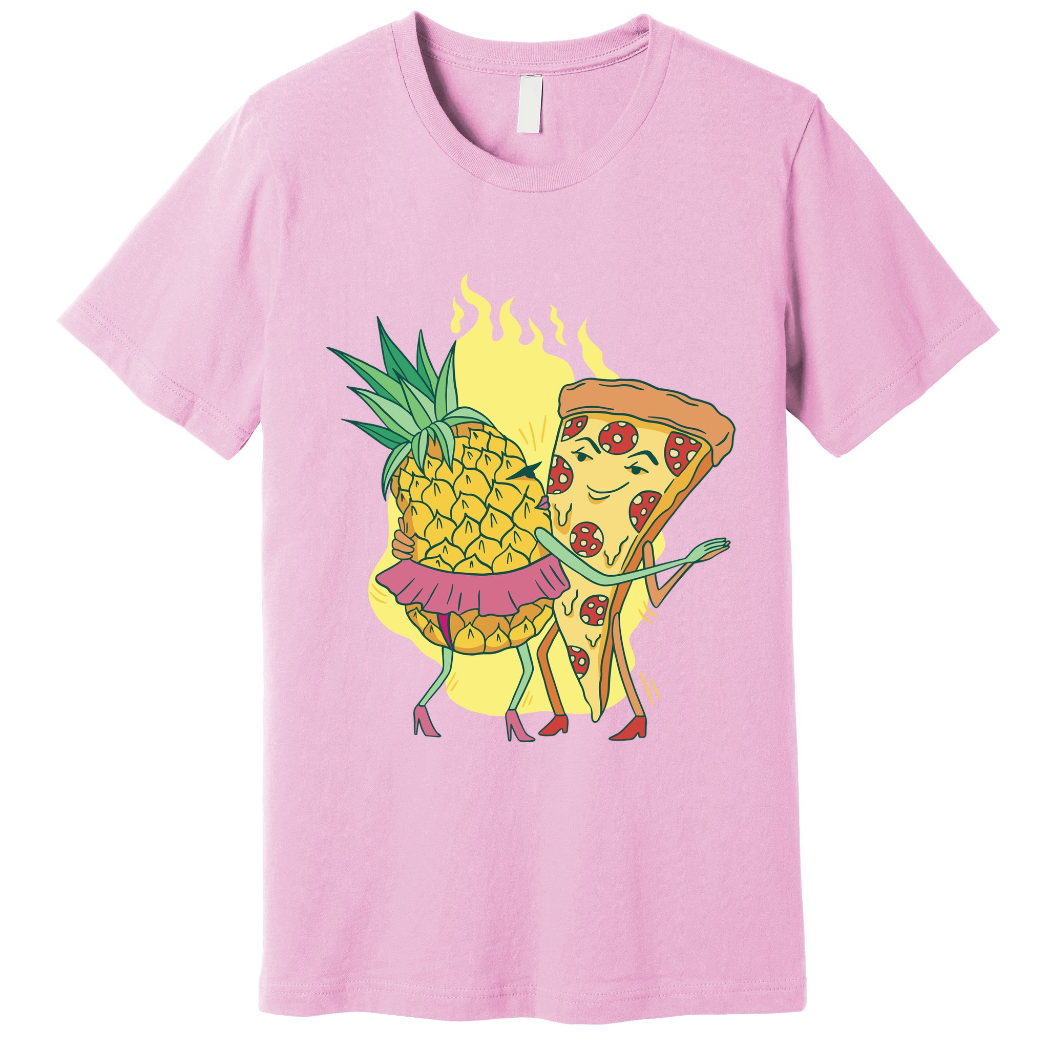 Pizza And Pineapple Dancing Premium T-Shirt