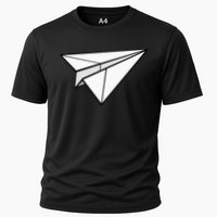 Paper Airplane Cooling Performance Crew T-Shirt