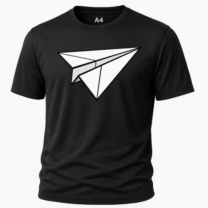Paper Airplane Cooling Performance Crew T-Shirt