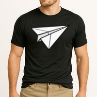 Paper Airplane Cooling Performance Crew T-Shirt
