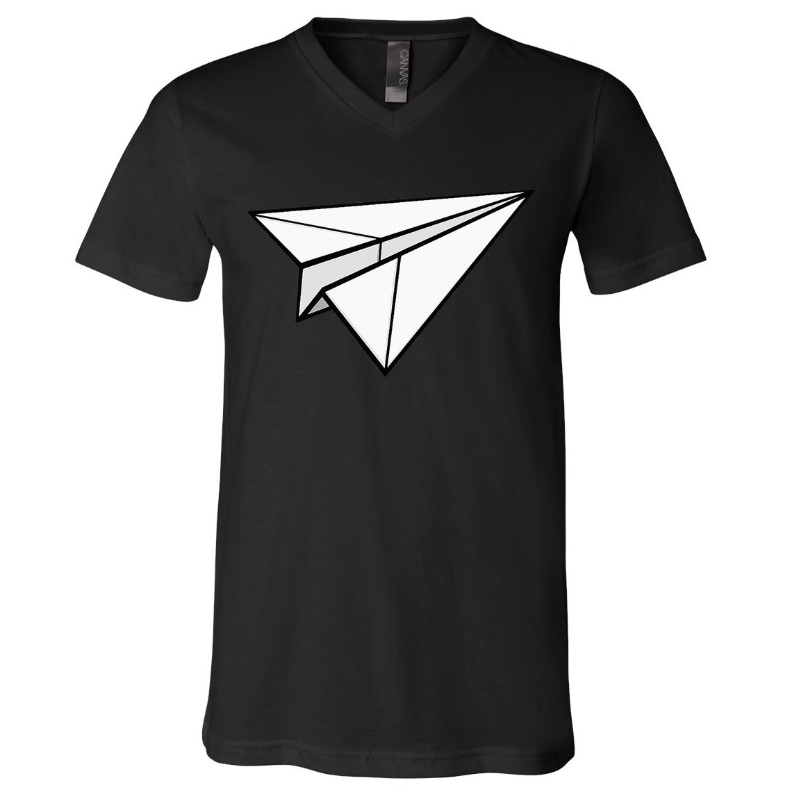 Paper Airplane V-Neck T-Shirt