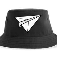 Paper Airplane Sustainable Bucket Hat