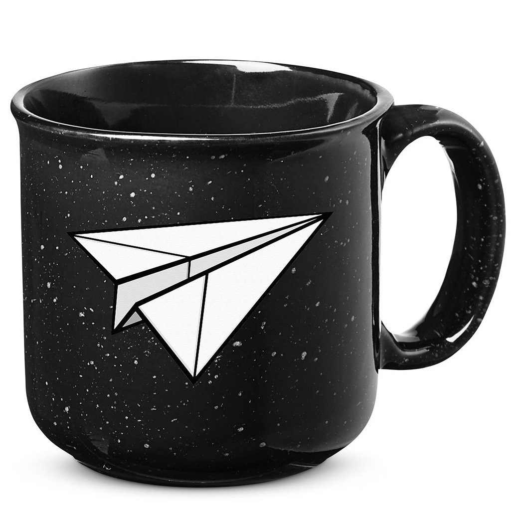 Paper Airplane 15oz Campfire Ceramic Mug