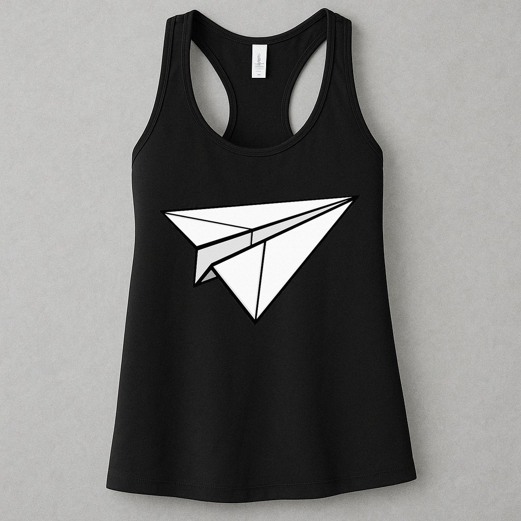 Paper Airplane Womens Tank Top
