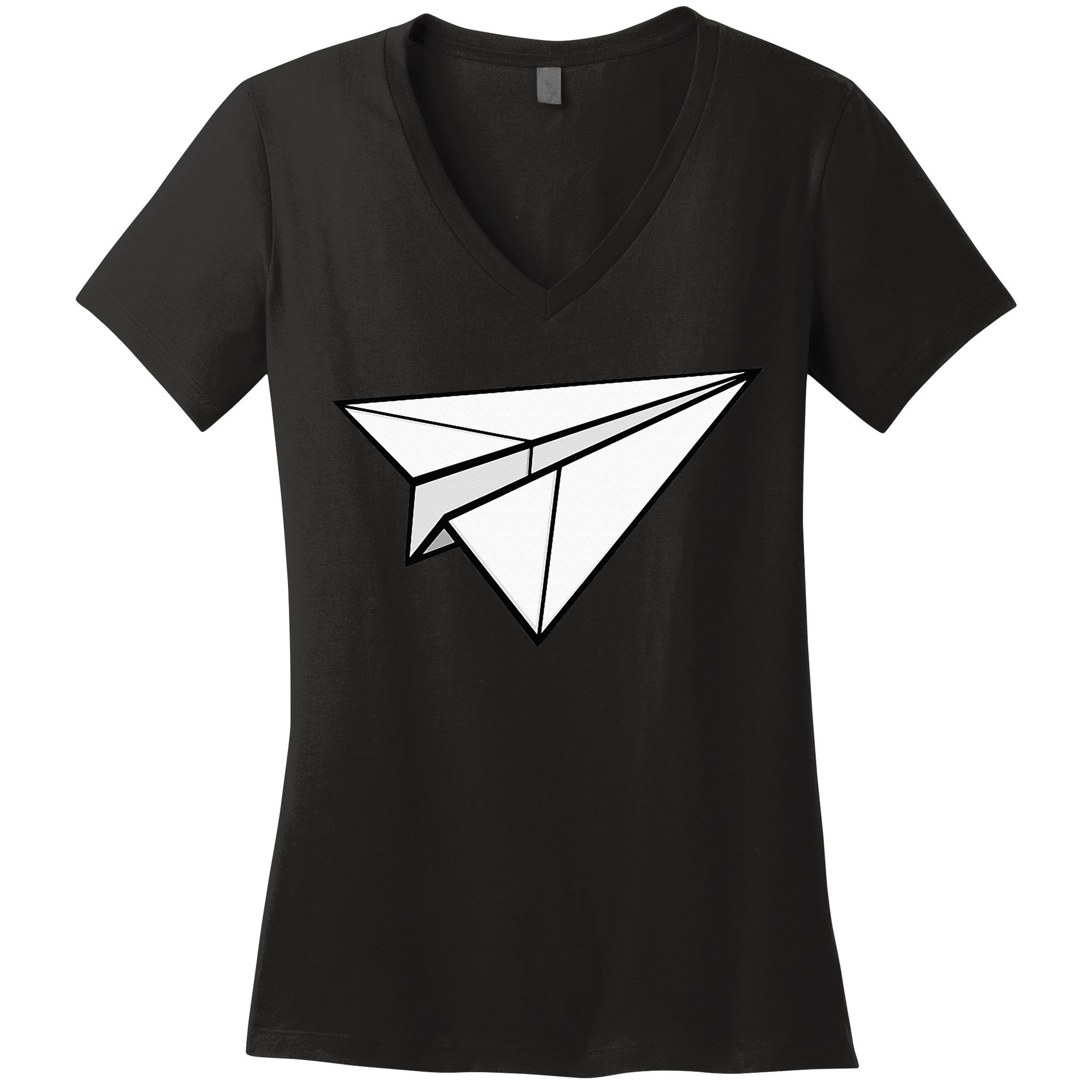 Paper Airplane Women's V-Neck T-Shirt