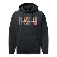 Physician Associate Physician Assistant Grad Gift PA School Performance Fleece Hoodie