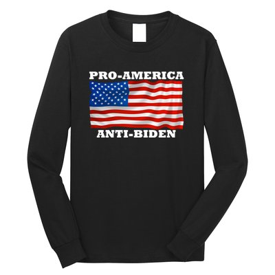 Pro-America Anti-Biden   Long Sleeve Shirt