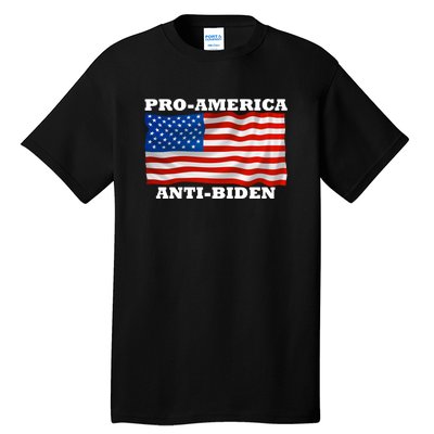 Pro-America Anti-Biden   Tall T-Shirt