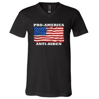 Pro-America Anti-Biden   V-Neck T-Shirt