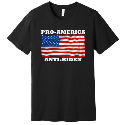 Pro-America Anti-Biden   Premium T-Shirt