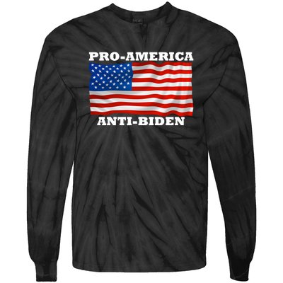 Pro-America Anti-Biden   Tie-Dye Long Sleeve Shirt