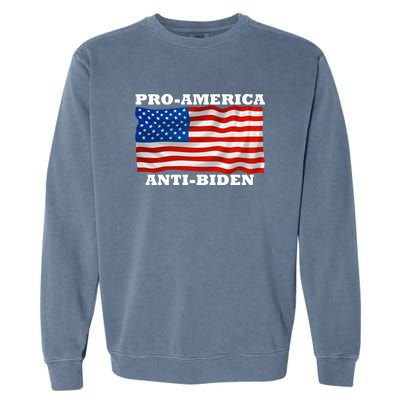 Pro-America Anti-Biden   Garment-Dyed Sweatshirt