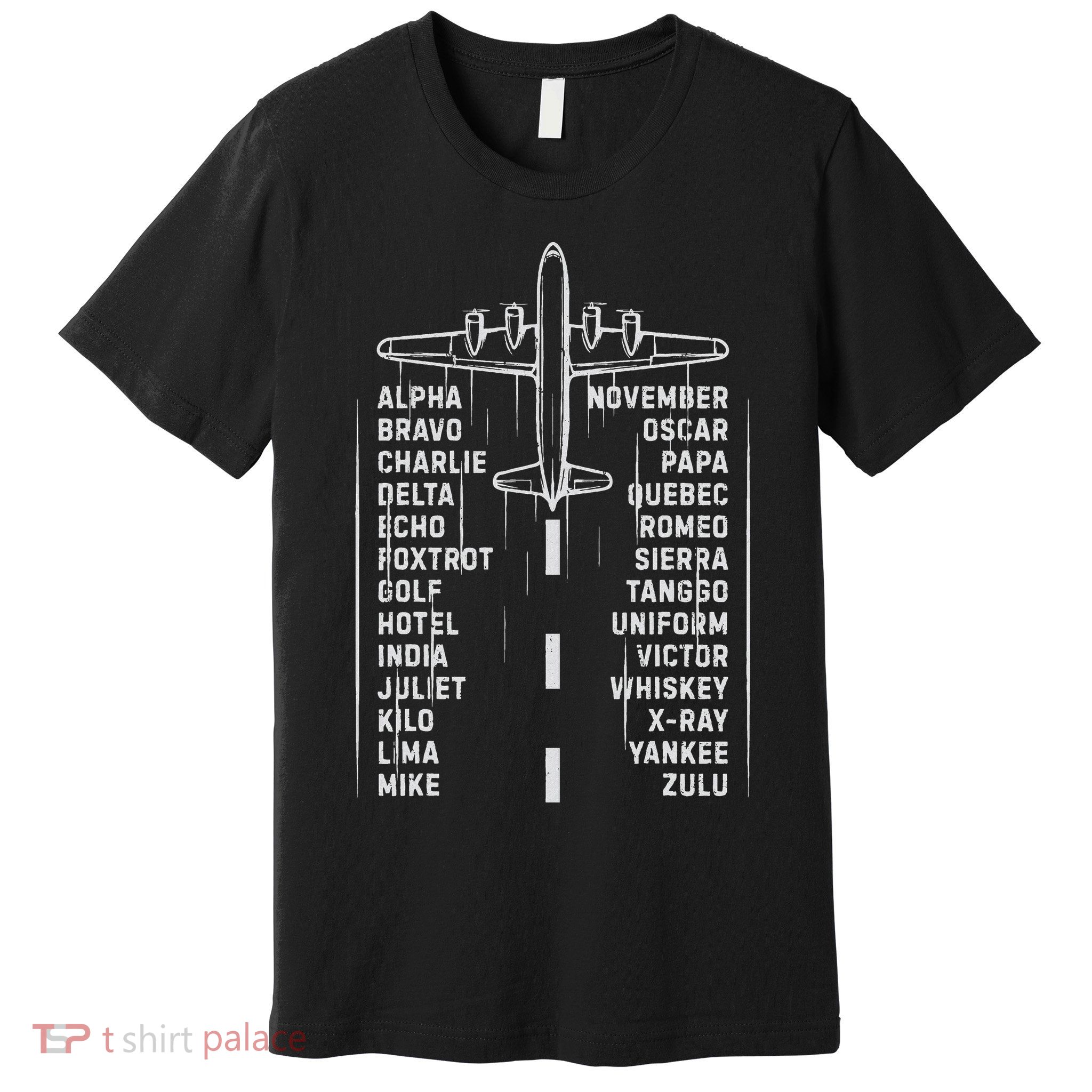 Phonetic Alphabet Pilot Airplane Aviation Vintage Gifts Premium T-Shirt