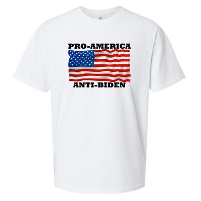 Pro America  Anti Biden , Pro America Anti Biden Sueded Cloud Jersey T-Shirt