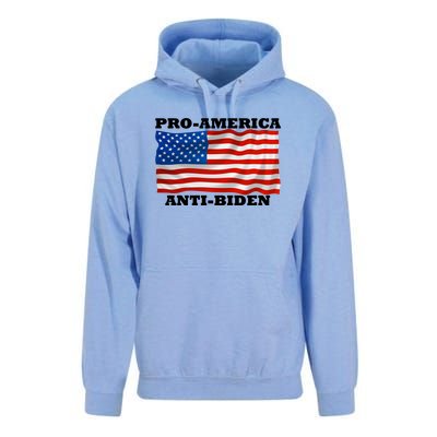 Pro America  Anti Biden , Pro America Anti Biden Unisex Surf Hoodie