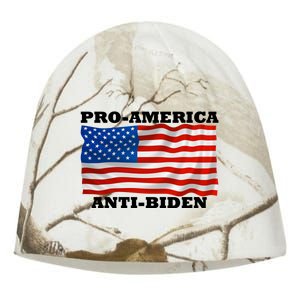 Pro America  Anti Biden , Pro America Anti Biden Kati - Camo Knit Beanie