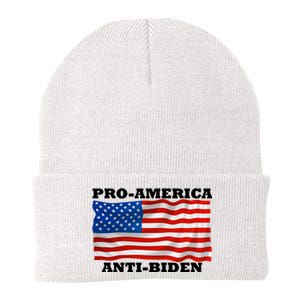 Pro America  Anti Biden , Pro America Anti Biden Knit Cap Winter Beanie