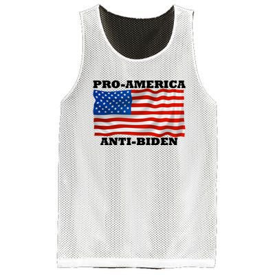 Pro America  Anti Biden , Pro America Anti Biden Mesh Reversible Basketball Jersey Tank