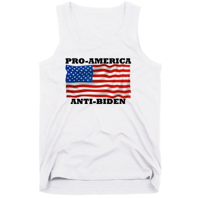 Pro America  Anti Biden , Pro America Anti Biden Tank Top