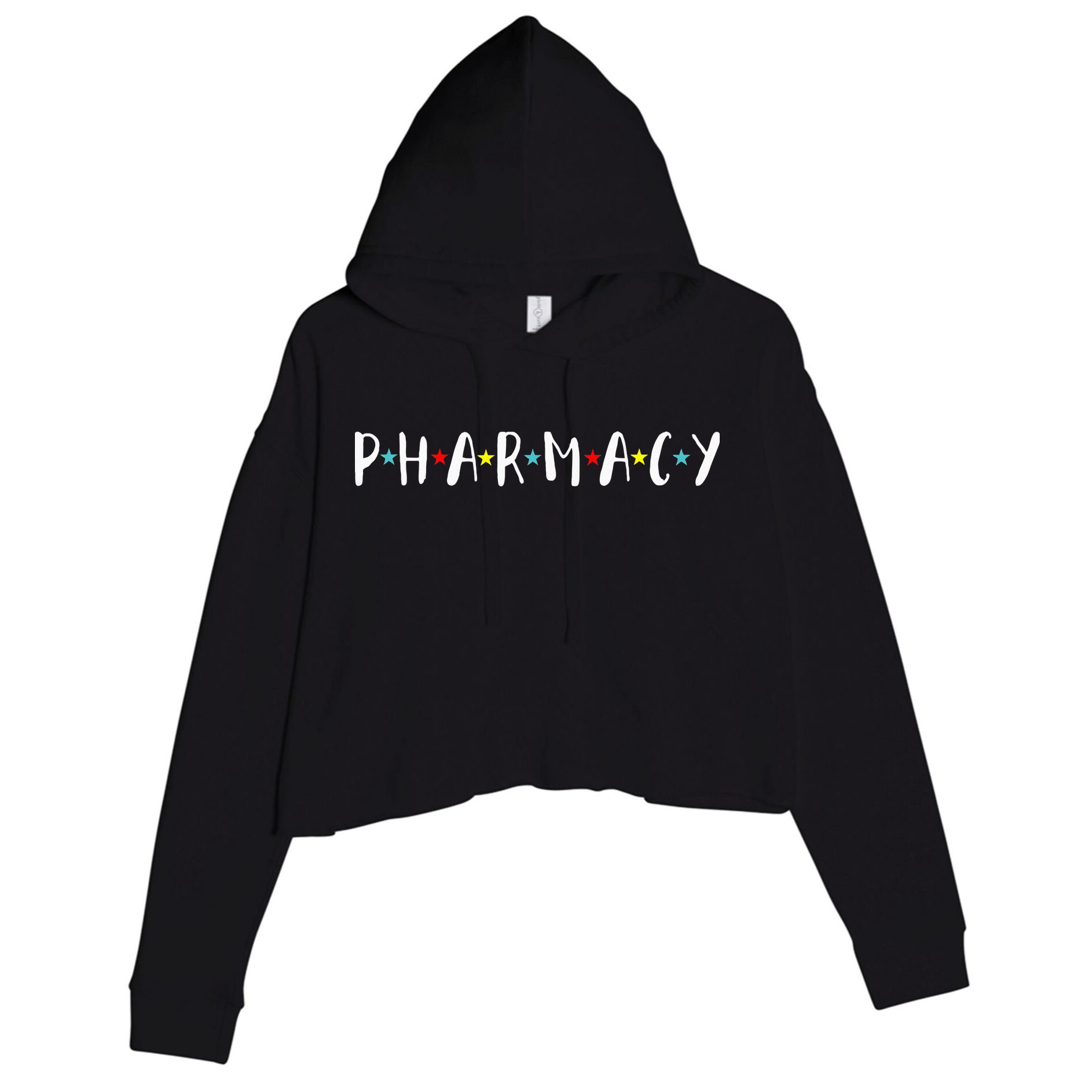 Pharmacy Assistant Pharmacist Funny Pharmacy Technician Crop Fleece Hoodie