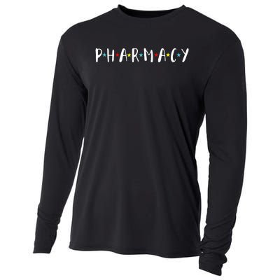 Pharmacy Assistant Pharmacist Funny Pharmacy Technician Cooling Performance Long Sleeve Crew