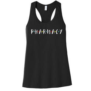 Pharmacy Assistant Pharmacist Funny Pharmacy Technician Women's Racerback Tank