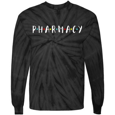Pharmacy Assistant Pharmacist Funny Pharmacy Technician Tie-Dye Long Sleeve Shirt