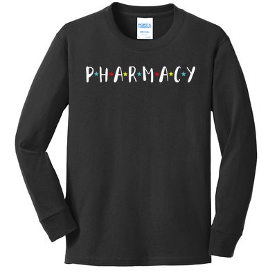 Pharmacy Assistant Pharmacist Funny Pharmacy Technician Kids Long Sleeve Shirt