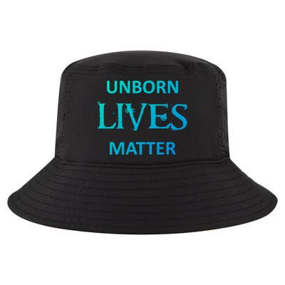 ProLife AntiAbortion Political Unborn Lives Matter Gift Cool Comfort Performance Bucket Hat