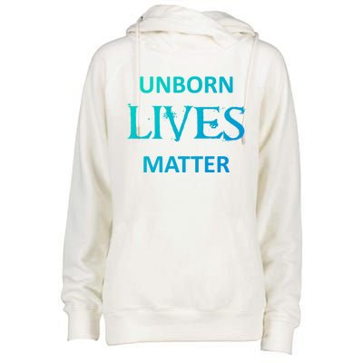 ProLife AntiAbortion Political Unborn Lives Matter Gift Womens Funnel Neck Pullover Hood