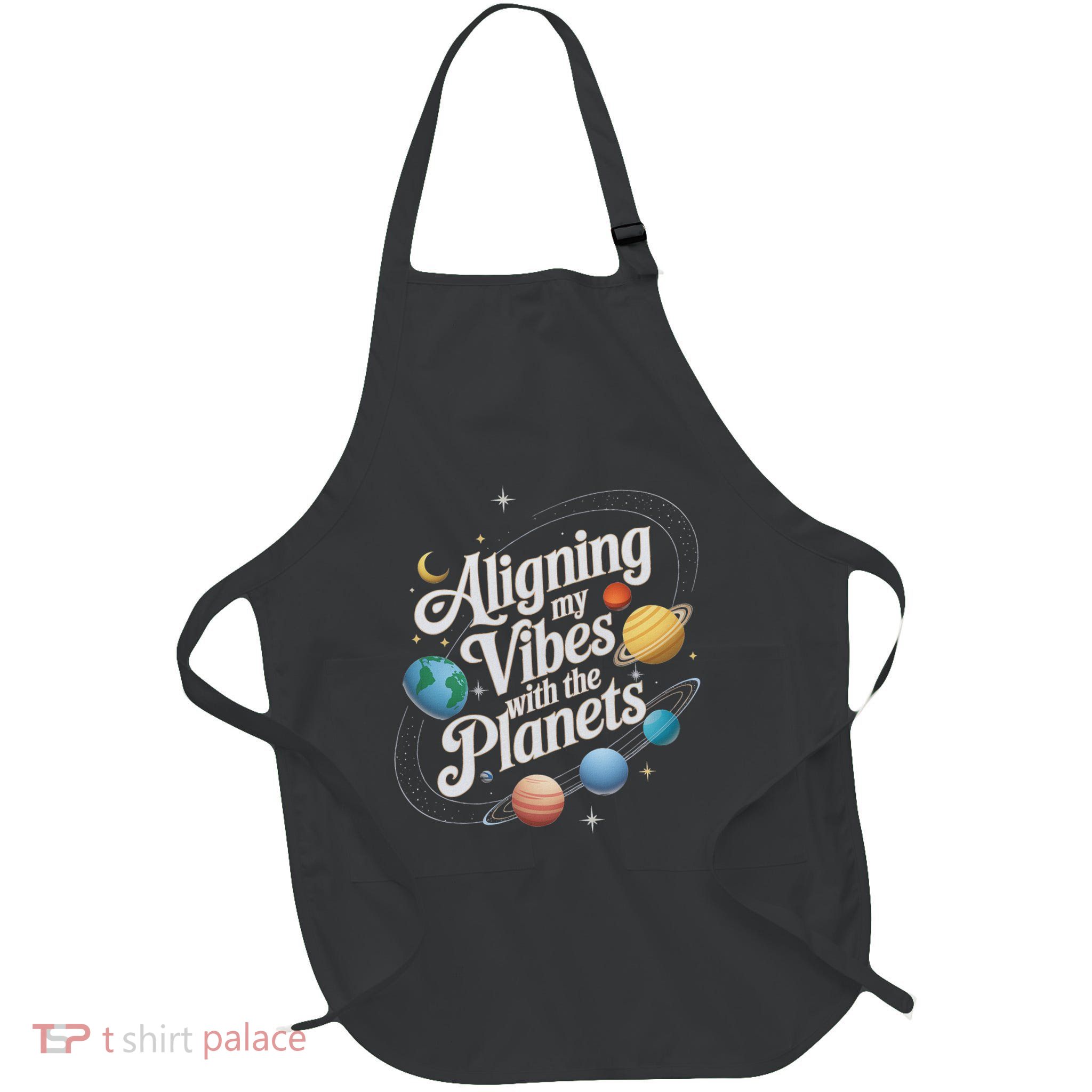 Planet Alignment Planet Parade 2025 Planetary Solar System Full-Length Apron With Pockets