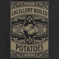 Pride And Prejudice Books What Excellent Boiled Potatoes 7 Panel Mesh Trucker Snapback Hat
