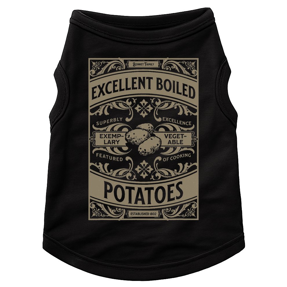 Pride And Prejudice Books What Excellent Boiled Potatoes Doggie Tank