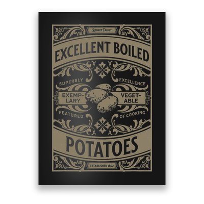 Pride And Prejudice Books What Excellent Boiled Potatoes Poster