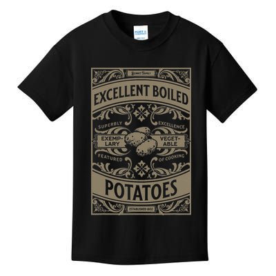 Pride And Prejudice Books What Excellent Boiled Potatoes Kids T-Shirt