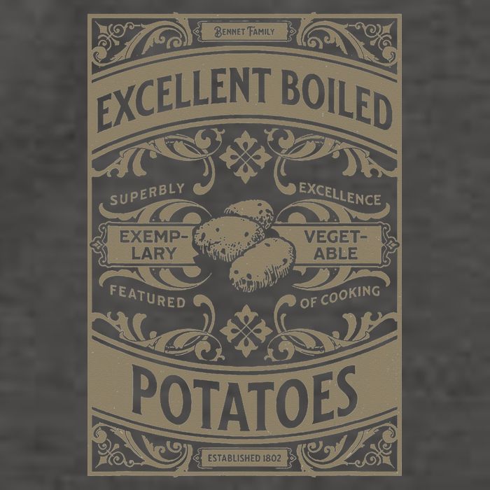 Pride And Prejudice Books What Excellent Boiled Potatoes Vector Backpack