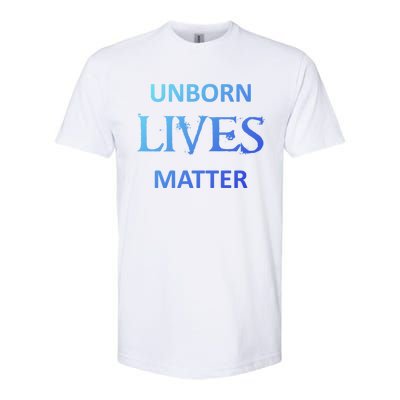 ProLife AntiAbortion Political Unborn Lives Matter Gift Softstyle® CVC T-Shirt