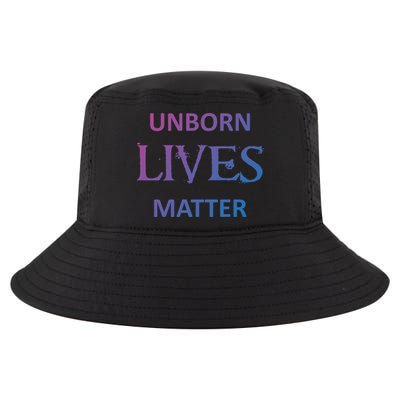 ProLife AntiAbortion Political Unborn Lives Matter Gift Cool Comfort Performance Bucket Hat