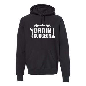 Plumber Art Plumbing Steamfitter Tools Premium Hoodie