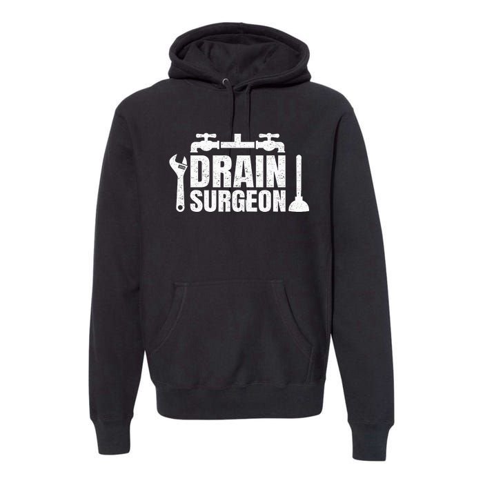 Plumber Art Plumbing Steamfitter Tools Premium Hoodie