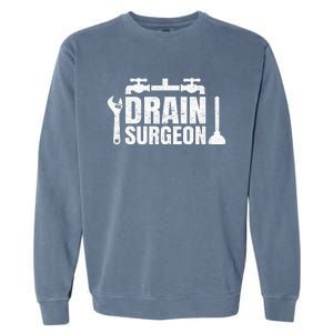 Plumber Art Plumbing Steamfitter Tools Garment-Dyed Sweatshirt