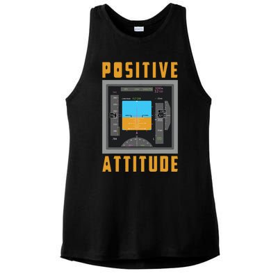 Positive Attitude Pilot Ladies PosiCharge Tri-Blend Wicking Tank