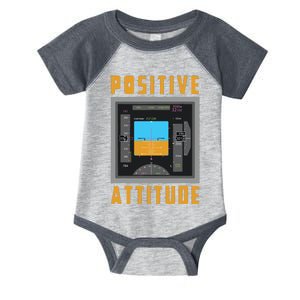 Positive Attitude Pilot Infant Baby Jersey Bodysuit