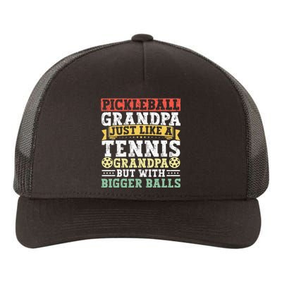 Pickleball Apparel Pickleball Player For Grandpa Yupoong Adult 5-Panel Trucker Hat