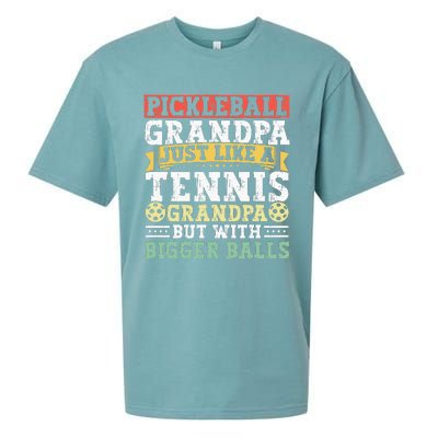 Pickleball Apparel Pickleball Player For Grandpa Sueded Cloud Jersey T-Shirt