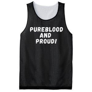 Pureblood And Proud, Funny AntiVaccinated, Unvaccinated Mesh Reversible Basketball Jersey Tank